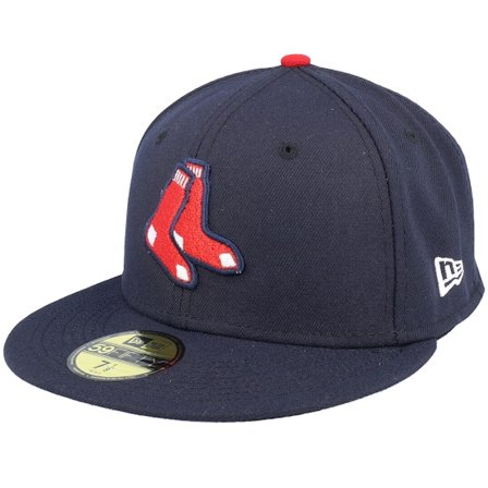 New Era - MLB Bleu fitted Casquette - Boston Red Sox Authentic On-Field Alt 59FIFTY Navy/Red Fitted @ Hatstore