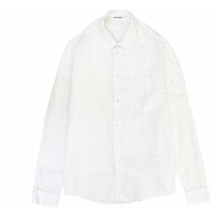 Wood Wood, Casual Shirts Biały, Mężczyzna, Rozmiar: L