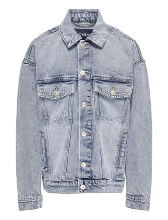 Kobrick Trucker Jacket L.blue Dnm 3793 Outerwear Jackets & Coats Denim & Corduroy Blue Kids Only