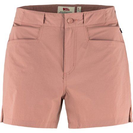 Fjällräven Women's High Coast Lite Shorts 42 Trousers in Dusty Rose | Size: 14, Recycled Polyamide