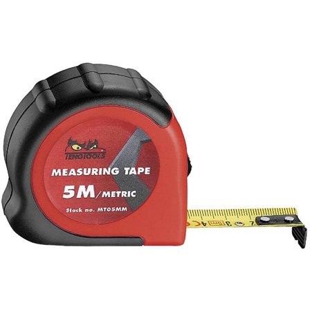 Teng Tools 131920209 Målebånd 5 m, Måleinstrumenter
