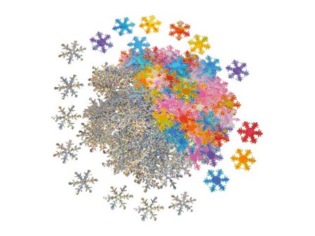 PLAYBOX Snöflingor 500/fp - Lyreco - Skola och förskola - Hobbymaterial - Paljetter, strössel och glitterlim
