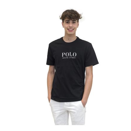 Polo Ralph Lauren T-shirt Crew-sleep Sort, Herre T-shirts