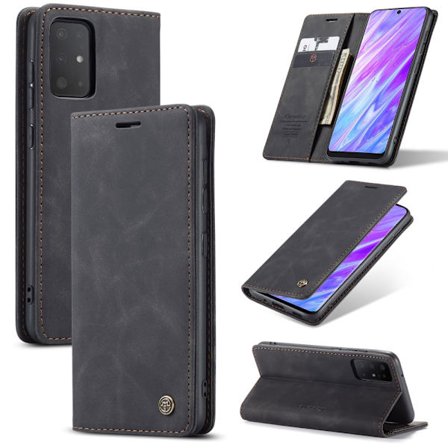 CaseMe Slim Pungetui Galaxy S20 Sort