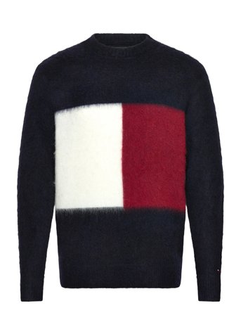 Tommy Hilfiger | Alpaca Blend Big Flag Crew Neck | XL