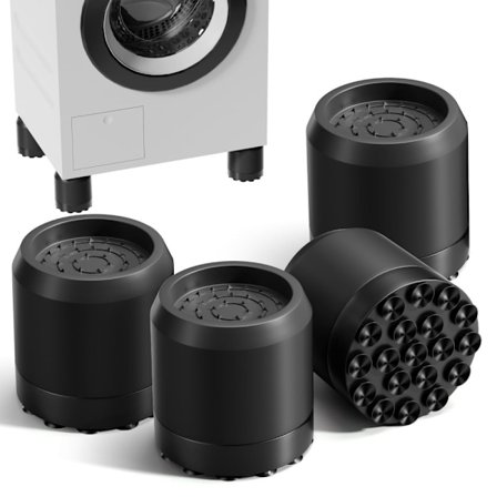 4stk støtdemper for vaskemaskin Støtdempende puter Stille sklisikre puter