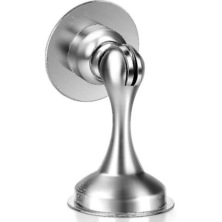 Oven pysäytin, magneettinen ovenpidike, ruostumaton teräs 201 oven salpahaka, magneettinen oven pysäytin, ei porausta 2 kpl hopea XGM