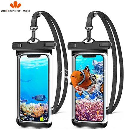 Vanntett pose 2-pakning [opptil 7"] - IPX8 vanntett telefonpose