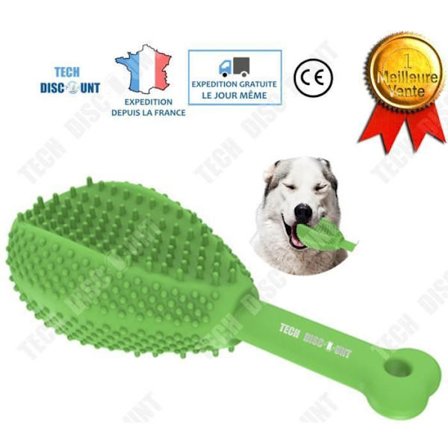 Dyre tandbørste - TD - Silikone - 13x5CM - Lille hund og kat - Effektiv rengøring