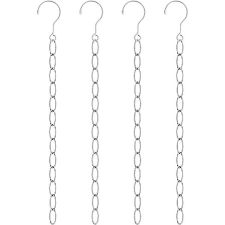 Kæder til Bøjler Sæt med 4 Magiske Kæder i Rustfrit Stål fra ZQKLA