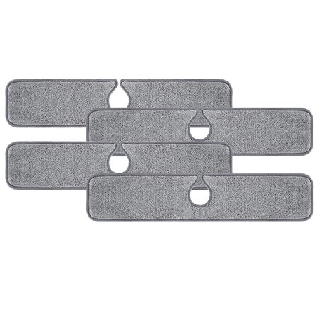 Sänkbaksida, kökskranabsorberande matta, disktorkmatta bakom kran, torkmatta