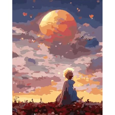 30x40CM Håndlaget 5D Art Diamond Maleri - Den Lille Prinsen 4#,