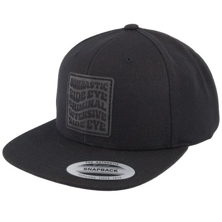 Iconic - Svart snapback Keps - Bombastic Side Eye Black Snapback @ Hatstore