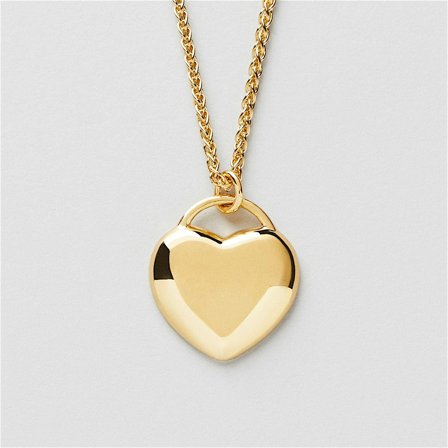 Love Heart Engraving Necklace
