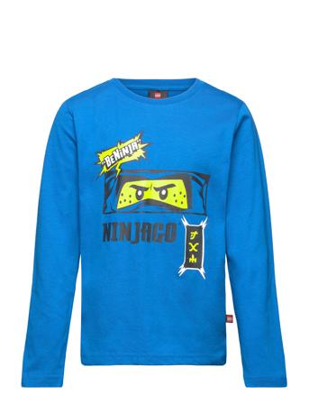 Lwtaylor 608 - T-Shirt L/S T-shirts Long-sleeved T-shirts Blå LEGO Kidswear*Betinget Tilbud