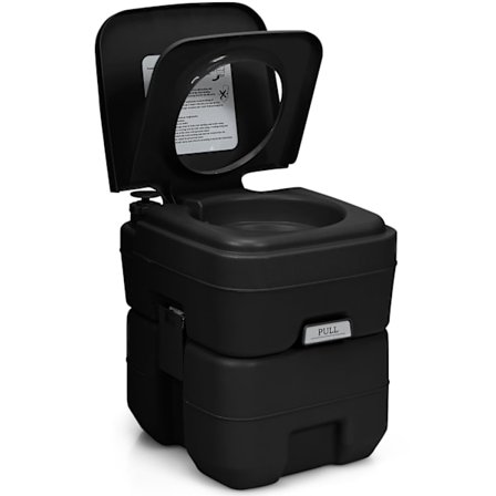 Kannettava retki-WC 20 litran ja 12 litran irrotettavilla säiliöillä