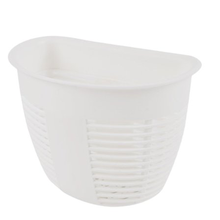 [NT] Vægmonteret opbevaringskurv Mini Diverse opbevaringsboks Multifunktionel husholdningsholder til hjemmekøkken Hvid