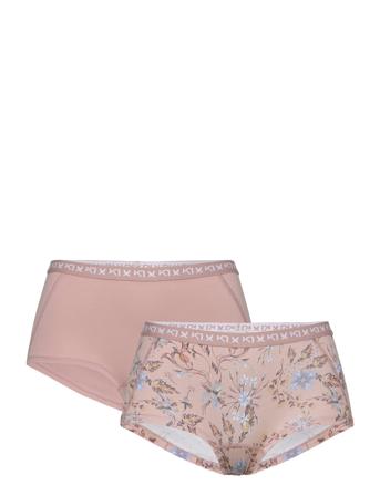 Tina Hipster 2Pk Lingerie Panties Hipsters/boyshorts Rosa Kari Traa*Betinget Tilbud