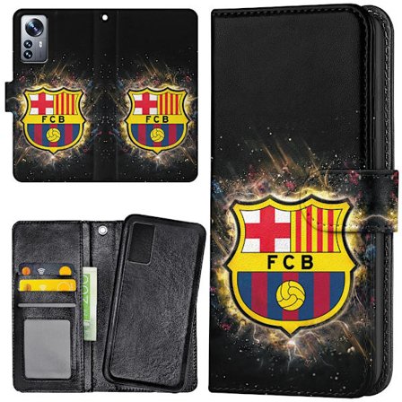 Xiaomi 12 Pro - Plånboksfodral/Skal FC Barcelona