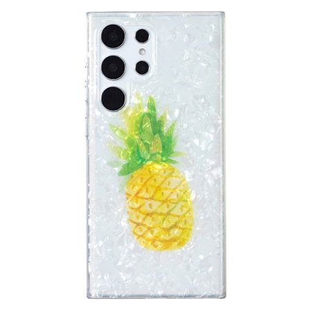 Marmormotiv Samsung Galaxy S22 Ultra skal - Ananas
