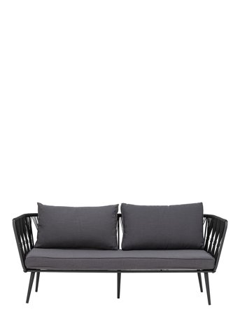 Bloomingville Pavone Sofa, Sort, Metal - Black - ONE SIZE