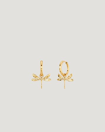Edblad Dragonfly Hoops Gold Guldig Smycken Tjej - Kids Brand Store