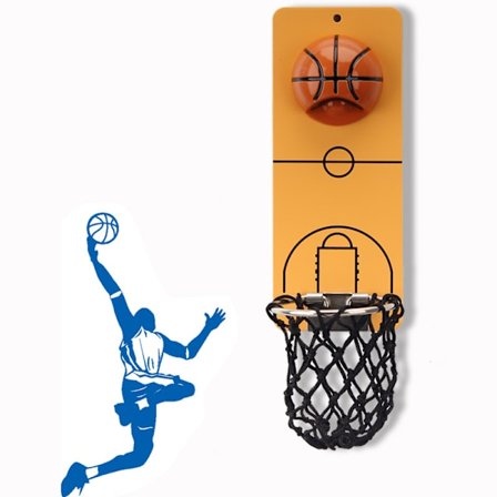 Magnetisk veggflaskeåpner i basketball, vintage ølveggmontering