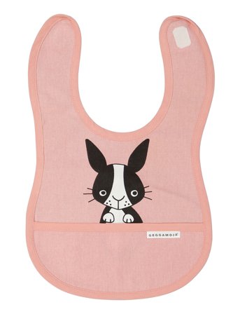 Geggamoja Bib Dregglis - Pink - ONE SIZE