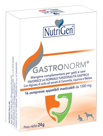 Nutrigen Gastronorm Mangime Complementare Per Gatti e Cani 16