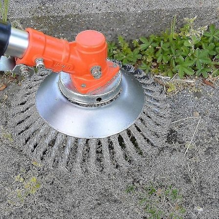 150mm Ståltråd Hjul Have Ukrudt Børster Græs Klipper Græs Eater Trimmer Børster Cutter Værktøjer Have Græs Trimmer Hoved Ukrudt Børster