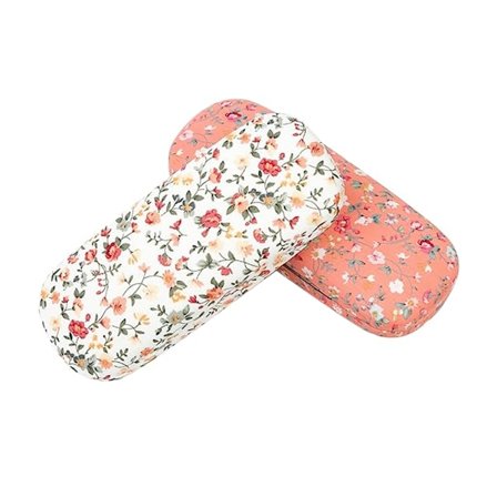 2 Pakning Harde Slitesterke Brilleetuier Blomstermønster Stoff Glas, ZQKLA