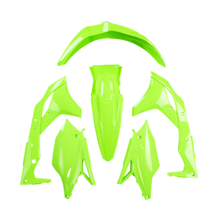 Kit Plastiche Acerbis Kawasaki Verde-Fluo - Kawasaki KX 250 2019-2020