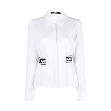 Karl Lagerfeld, Shirts Biały, Kobieta, Rozmiar: XS