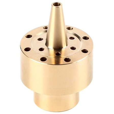 Sprayhuvud i mässing för trädgårdsfontän damm dimmaskin tillbehör 1/4"