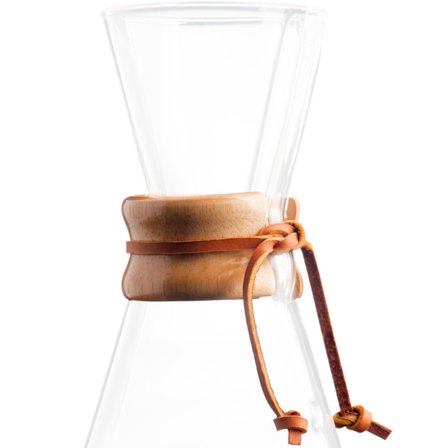 Chemex Classic 3 koppar Träring och Skinnsnöre | Kaffe > Baristaredskap > Kaffe tillbehör | Bagaren och Kocken