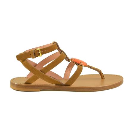 Alberta Ferretti, Leather Sandals Brązowy, Kobieta, Rozmiar: 38 EU