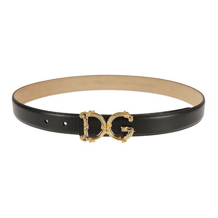 Dolce & Gabbana - Skärp - Svart - Dam - Storlek: 85 Cm, Dam, Storlek: 85 CM