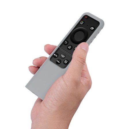 Grå fjärrkontrollskydd för Samsung Smart SolarCell fjärrkontroll 2023 BN59-TM2360E, Anti-Lost Skin-Frien