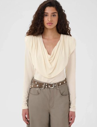 Gestuz Gzlaily Ls Top - Cream - L