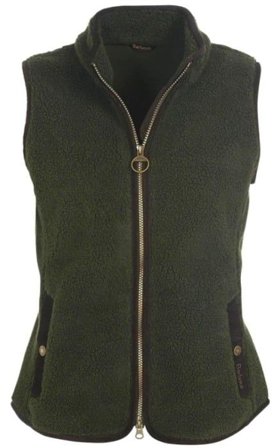 Barbour W's Burford Fleece Olive/Classic