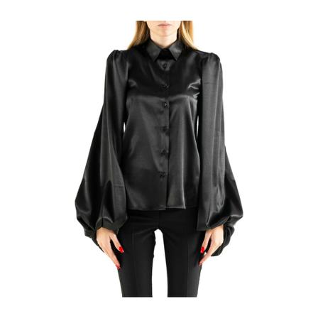 Doris S, Blouses & Shirts Czarny, Kobieta, Rozmiar: S