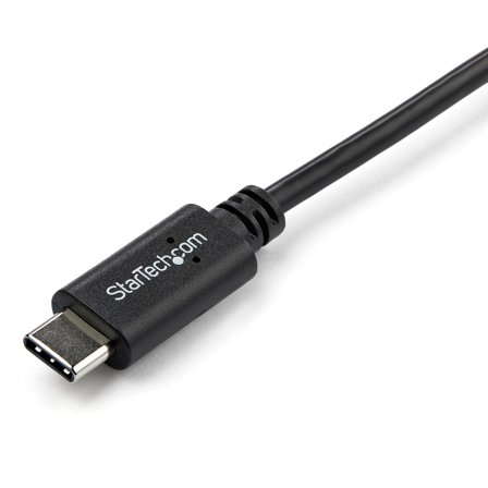 StarTech Right Angle USB-C Cable - 1m / 3 ft - Reversible - M/M - USB Type C Cable - USB-C Charge Cable - USB C to USB C Cable (USB2CC1MR) - USB type