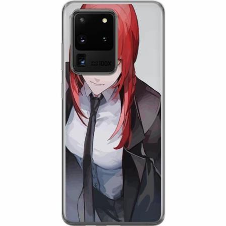 Samsung Galaxy S20 Ultra Genomskinligt Skal Makima Chainsaw Ma