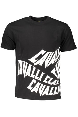 Cavalli Class T-shirt Maniche Corte Uomo Nero