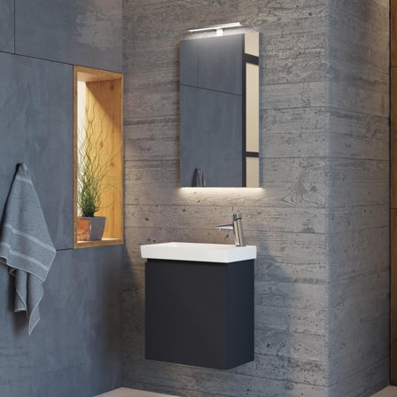 Arrow Victoria Allaskaappi musta, 45 cm, Kylpyhuone