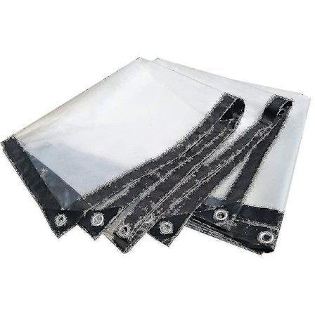 Klar presenning Vattentät Tjock Presenningduk Med Öglor [DB]