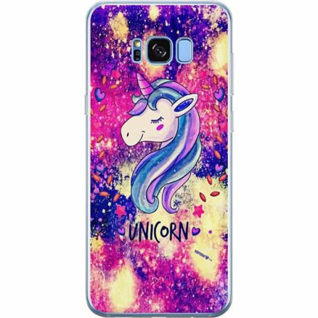 Samsung Galaxy S8+ Genomskinligt Skal Unicorn Enhörning