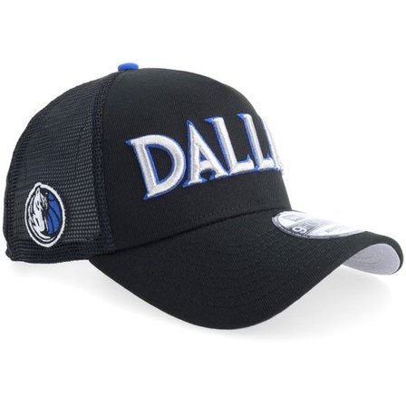 New Era - NBA Svart trucker Keps - Dallas Mavericks NBA City Edition 9FORTY Black A-frame Trucker @ Hatstore