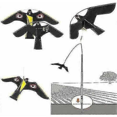 Thsinde Fugleskremmende Repellent Flying Hawk Drager for Hage Skremsel Hage Men