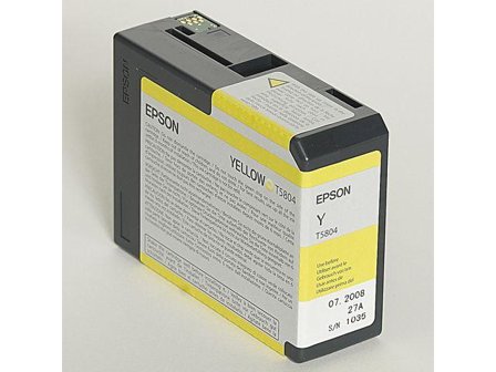 Epson T5804 - gul - original - blekkpatron